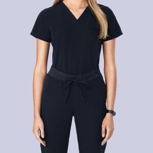 Mandala Midnight Navy Medical Scrub Set